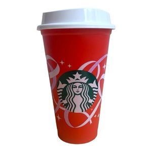 NWOT Starbucks Reusable Christmas Holiday Grande Red Travel Tumbler 16oz Siren